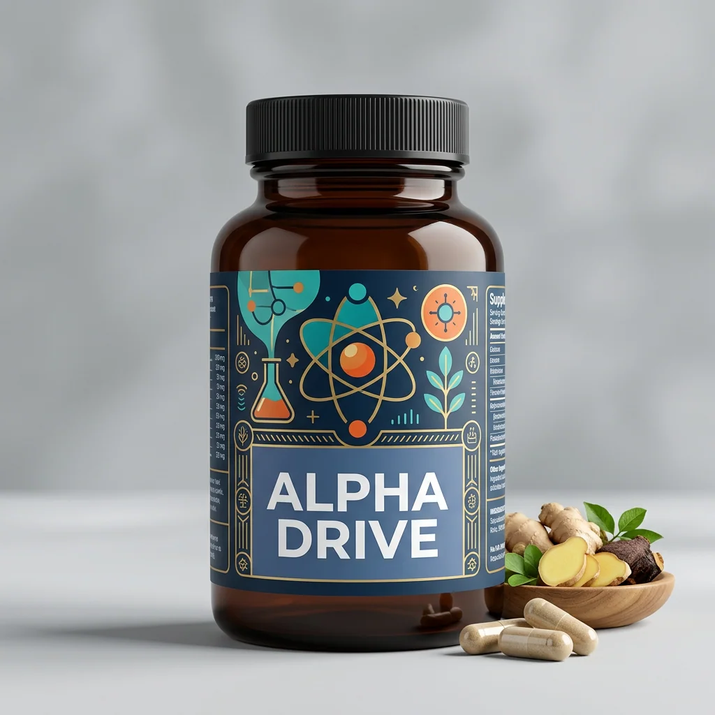Alpha Drive kosttillskott burk - Performance Support 60 kapslar